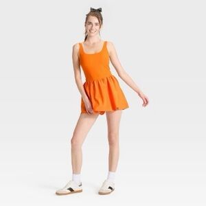Women's Game Day Active Dress - JoyLab™ Tangerine Orange XXS